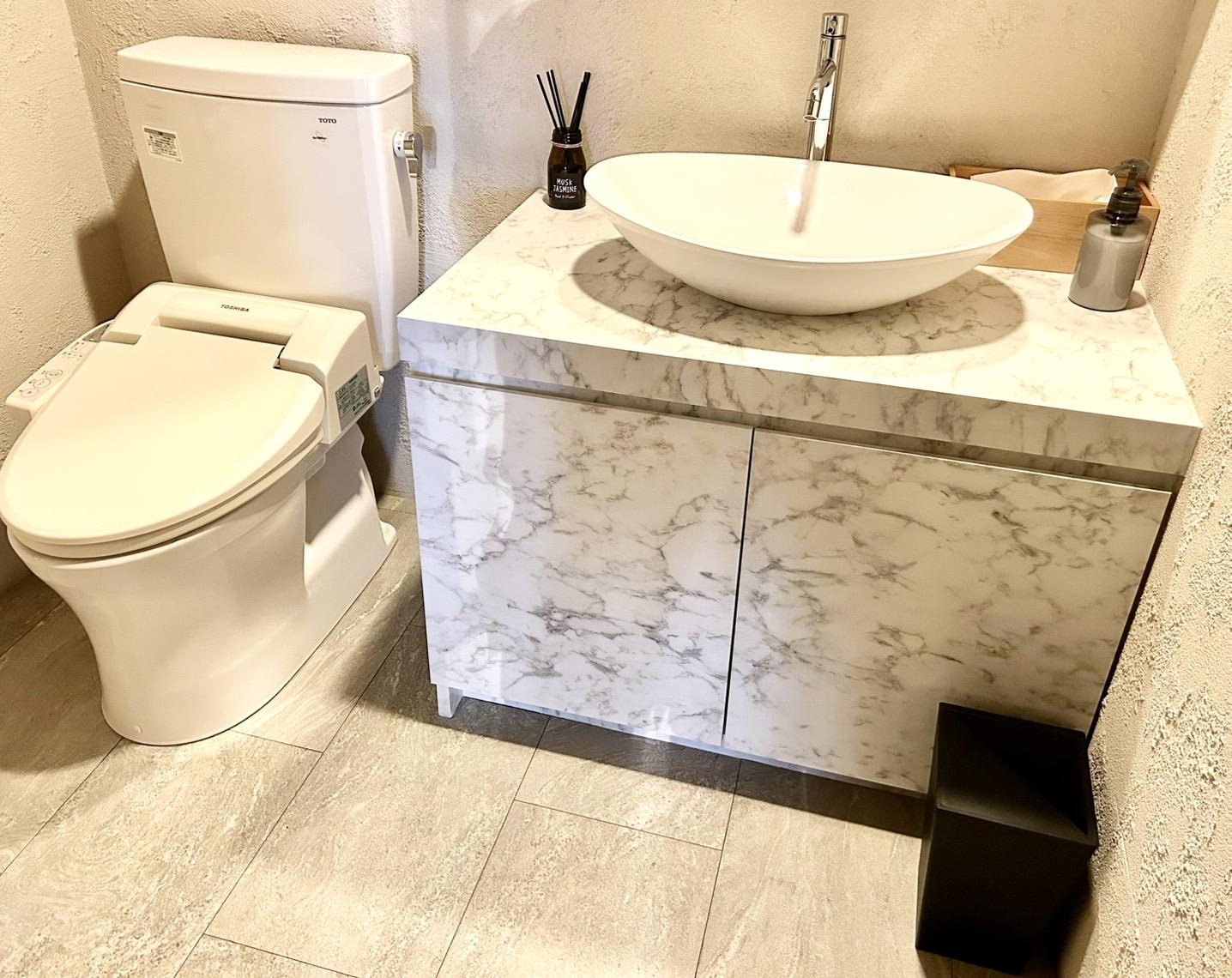 清潔で落ち着けるトイレです。